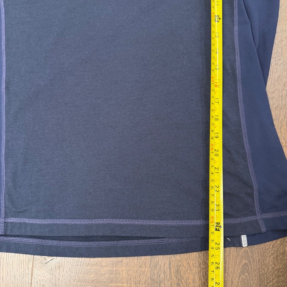 KJUS Men's 52/L Navy Half Zip Ski Golf Performance Pullover Technical - Picture 4 of 7
